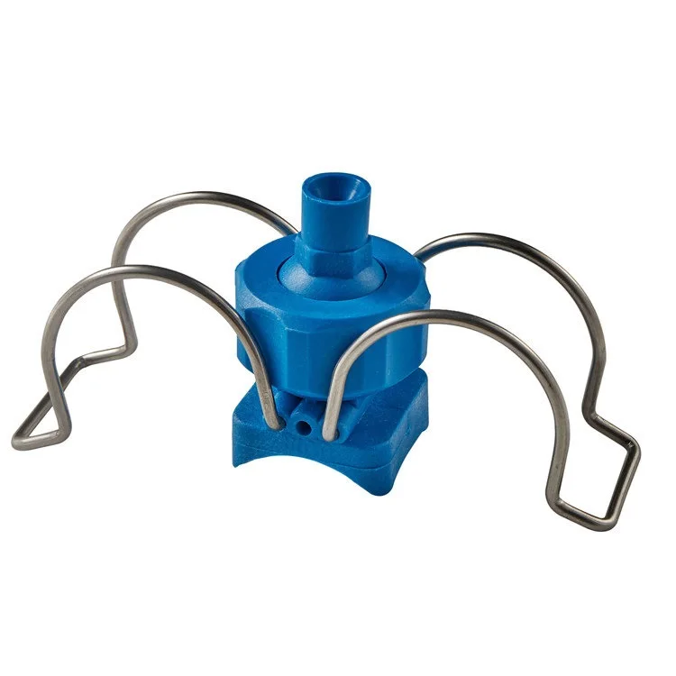 Plastic Pipe Clamp Clip On Adjustable Ball Joints Nozzle With Full Cone plastic flat nozzle