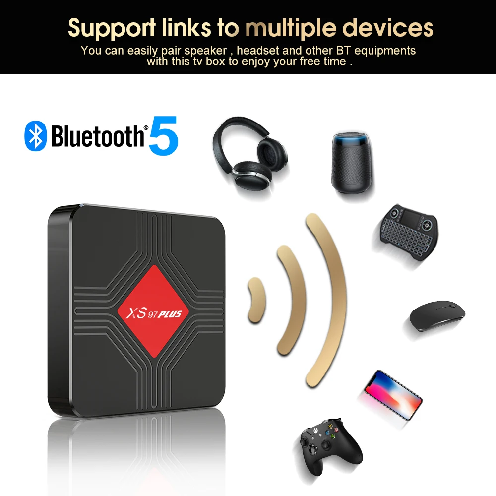 XS97Q PLUS оптовая продажа с фабрики Stb Amlogic S905w2 четырехъядерный Android 11 приставка смарт-медиа-плеер ТВ-приставка двойным Wi-Fi и Bt