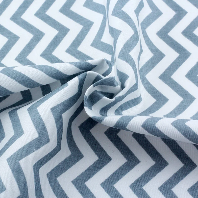 
Gray Geometric Series Printed Twill Fabric Patchwork Cloth by the meter 100% cotton For DIY Sewing Quilting Baby&Child Material 
