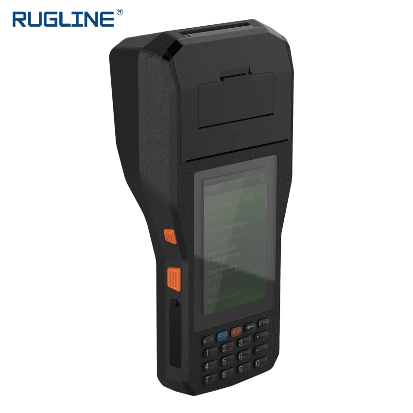 RUGLINE Android 80mm Thermal Printer PDA With Wifi BT GPS GSM/4G Camera NFC