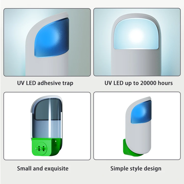 New Arrival Mini Size Indoor Home 2 Watt Mosquito Light Pest Control Machine By Glue Board