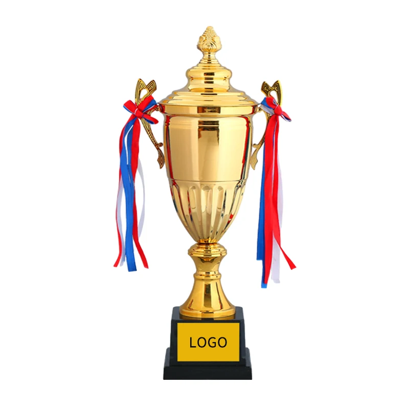 Manufacturer Customized Metal Football Champions Trophy Souvenir Gift Soccer Trophy Cups