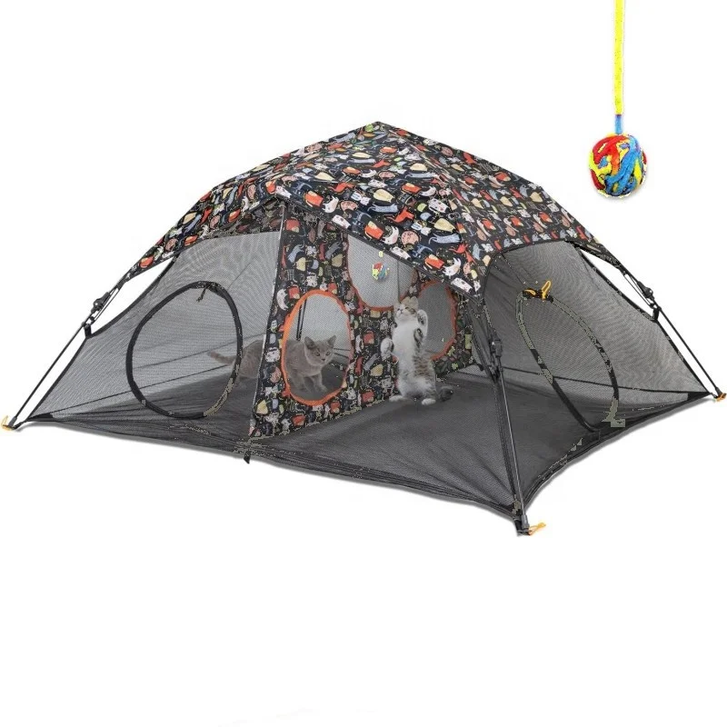 Automatic Outdoor Cat Play Tent For Indoor Cats