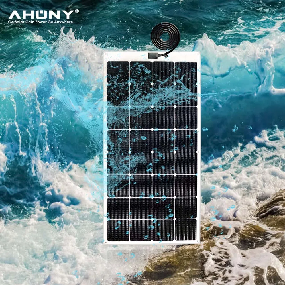 110w walkable anti slippery solar panel ETFE surface semi flexible solar panel for RVs boats campers and similar applications