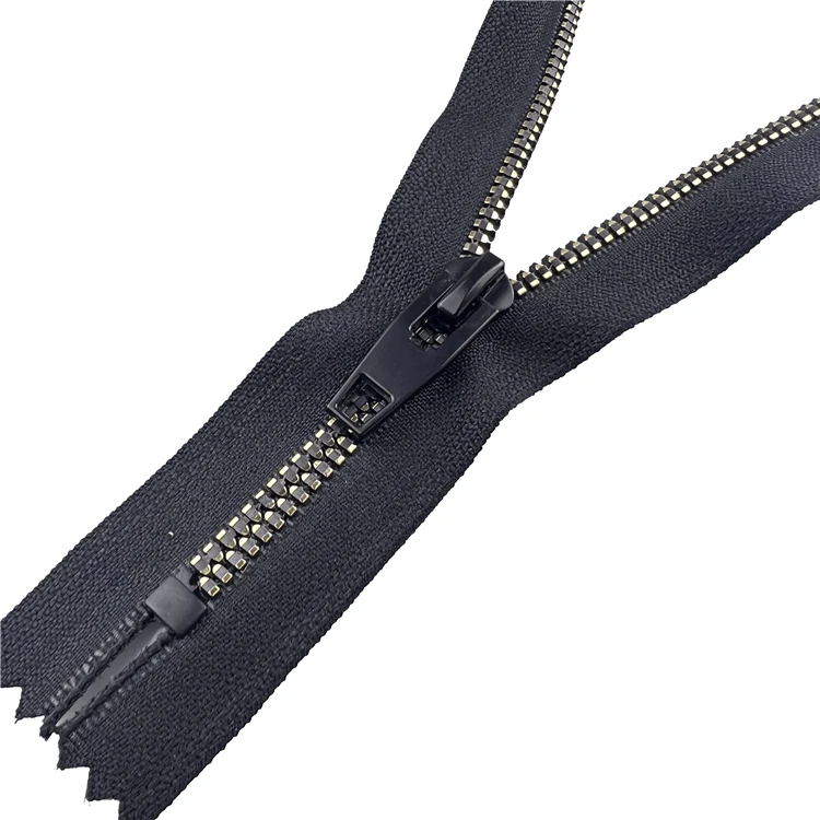 Good Price New Product Baby Zipper Jumpsuit Sewing Zipper Accessory No. 5 Resin Imitation Metal Teeth Closed Tail Resin Zipper