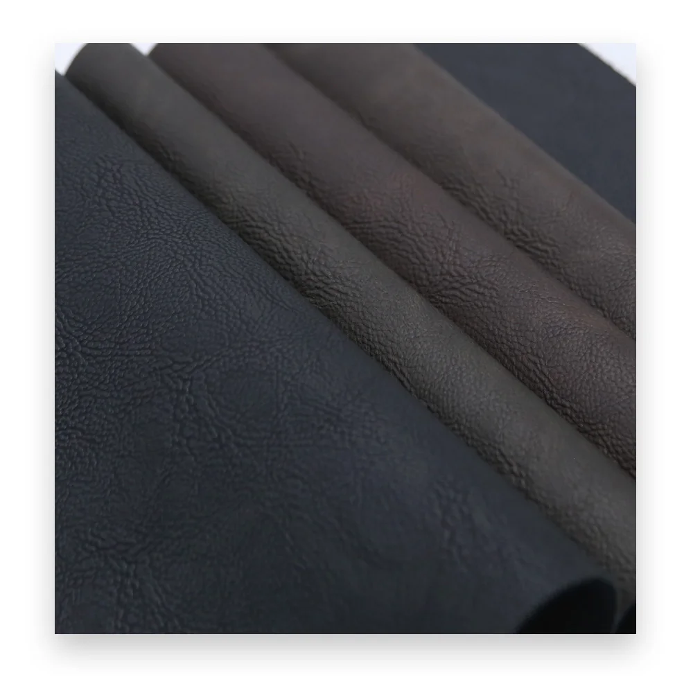 Factory Wholesale fabrics Color Change PU synthetic leather products thermochromic color change for shoes material jeans label