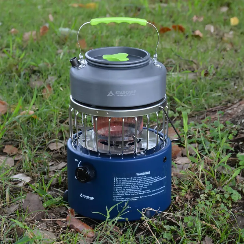 STARCAMP 2000W Outdoor Portable Camping Propane Mini Gas Heater and Stove 2 in 1