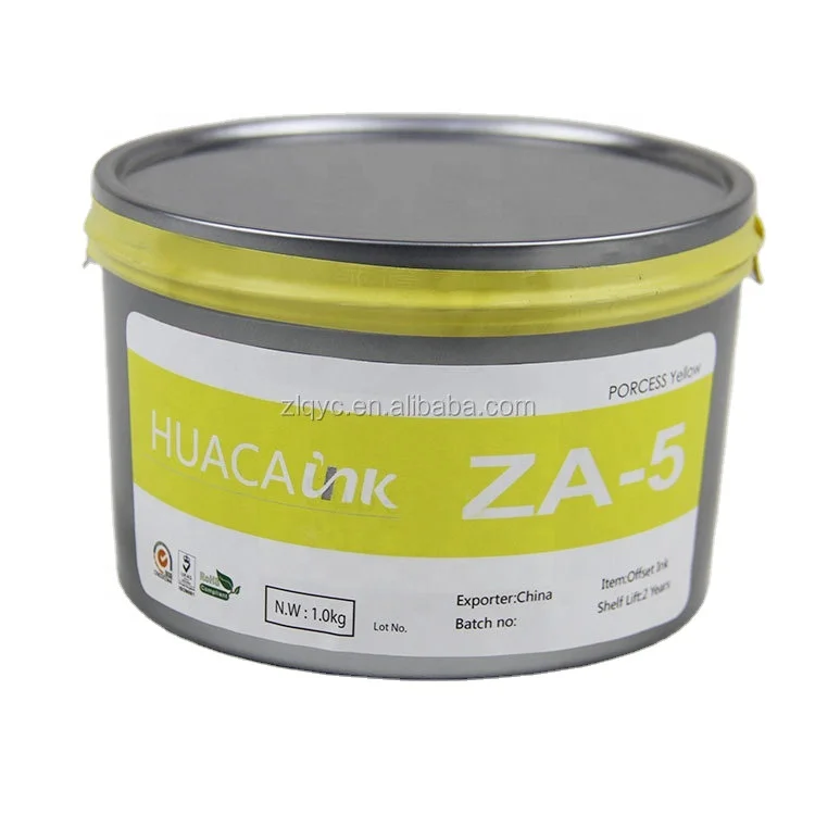 Process color CMYK offset printing ink