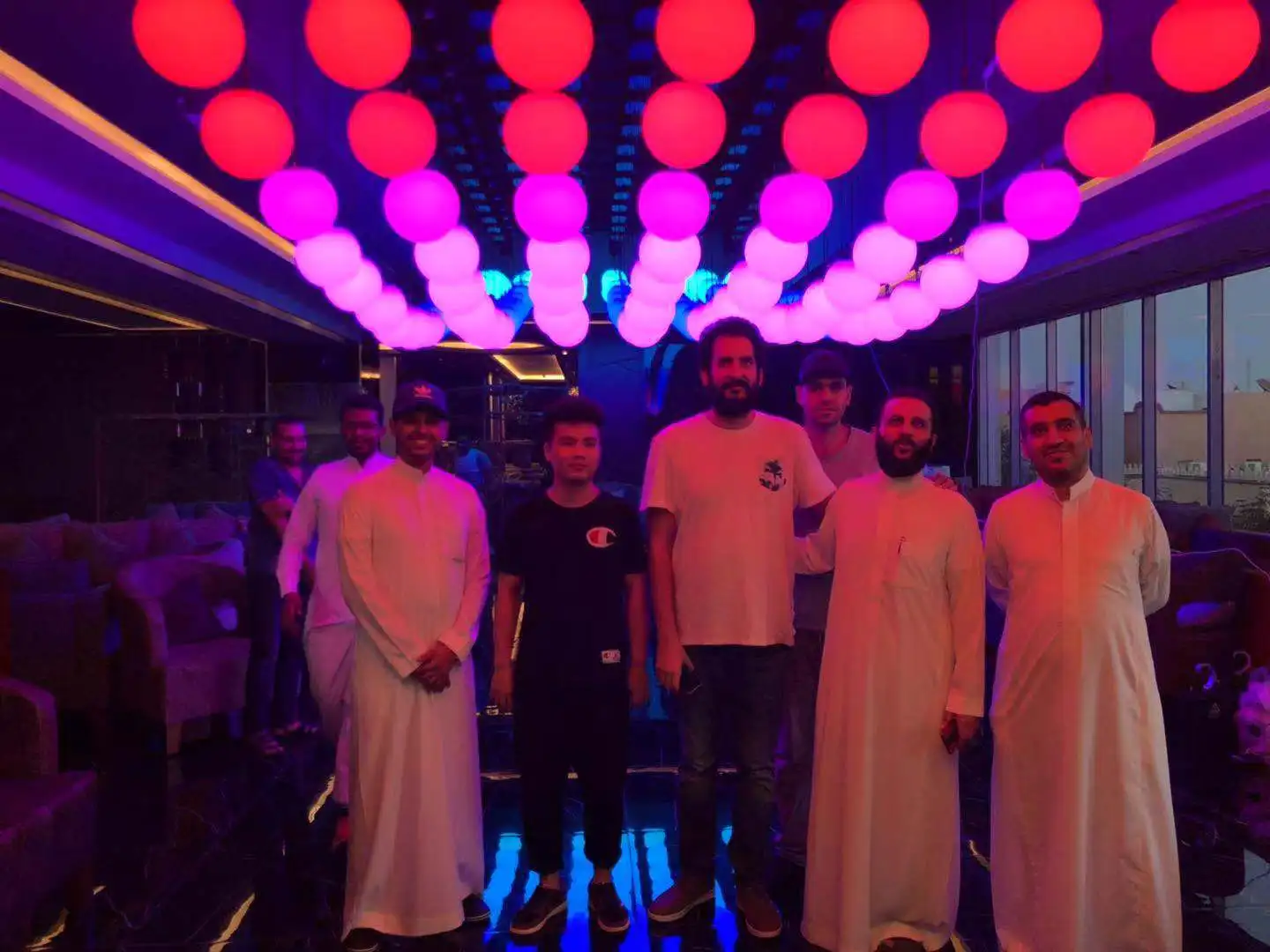 Dragon mart online shopping in Dubai kinetic lights disco ball