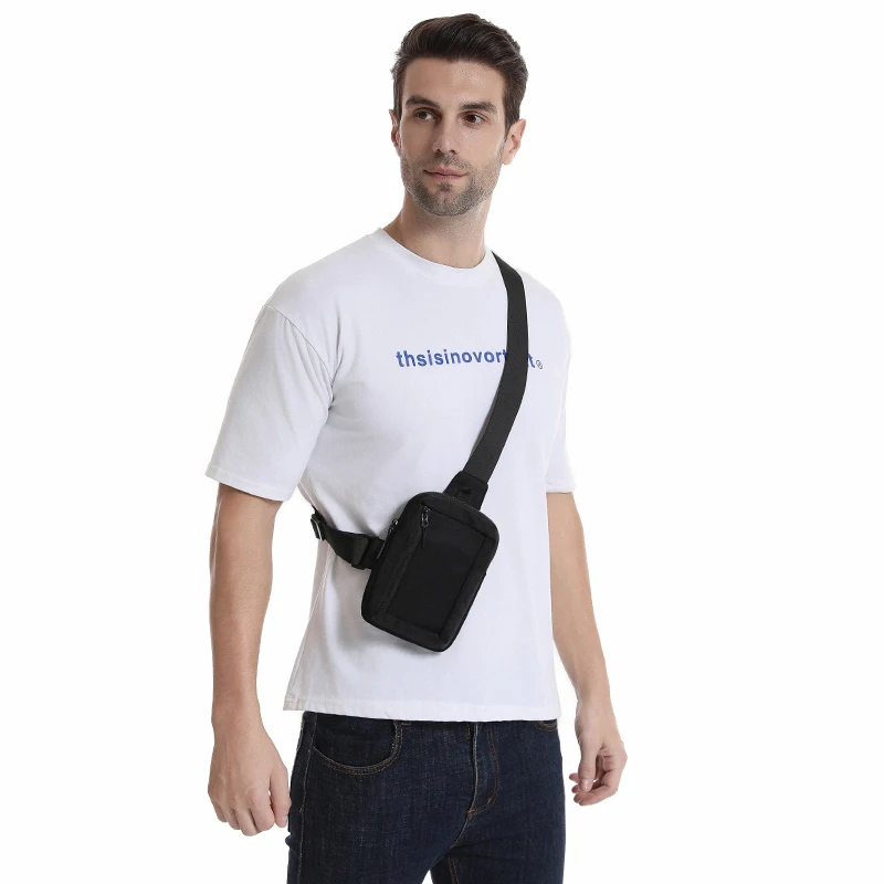 HUALIAN OEM/ODM Custom Popular Mini Simple cross body pack messenger bags custom men Crossbody shoulder bag sling bag