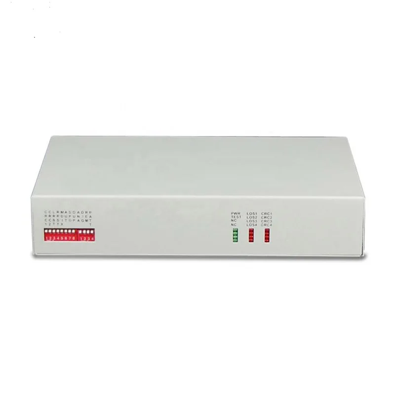 High Performance Ethernet over E1 Protocol Converter 4 Channel E1 to FE Interface Converter