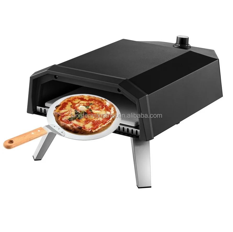 12 Inch Mini Stainless Steel Gas Pizza Oven Fast-Cooking and Energy-Saving for Outdoor Household or Car Use