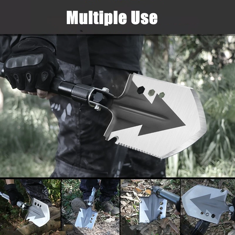 Multi-Function Folding Shovel Garden Tools Tactical Shovel Camping Defense Survival Tools Spade Car Equipment Shovel