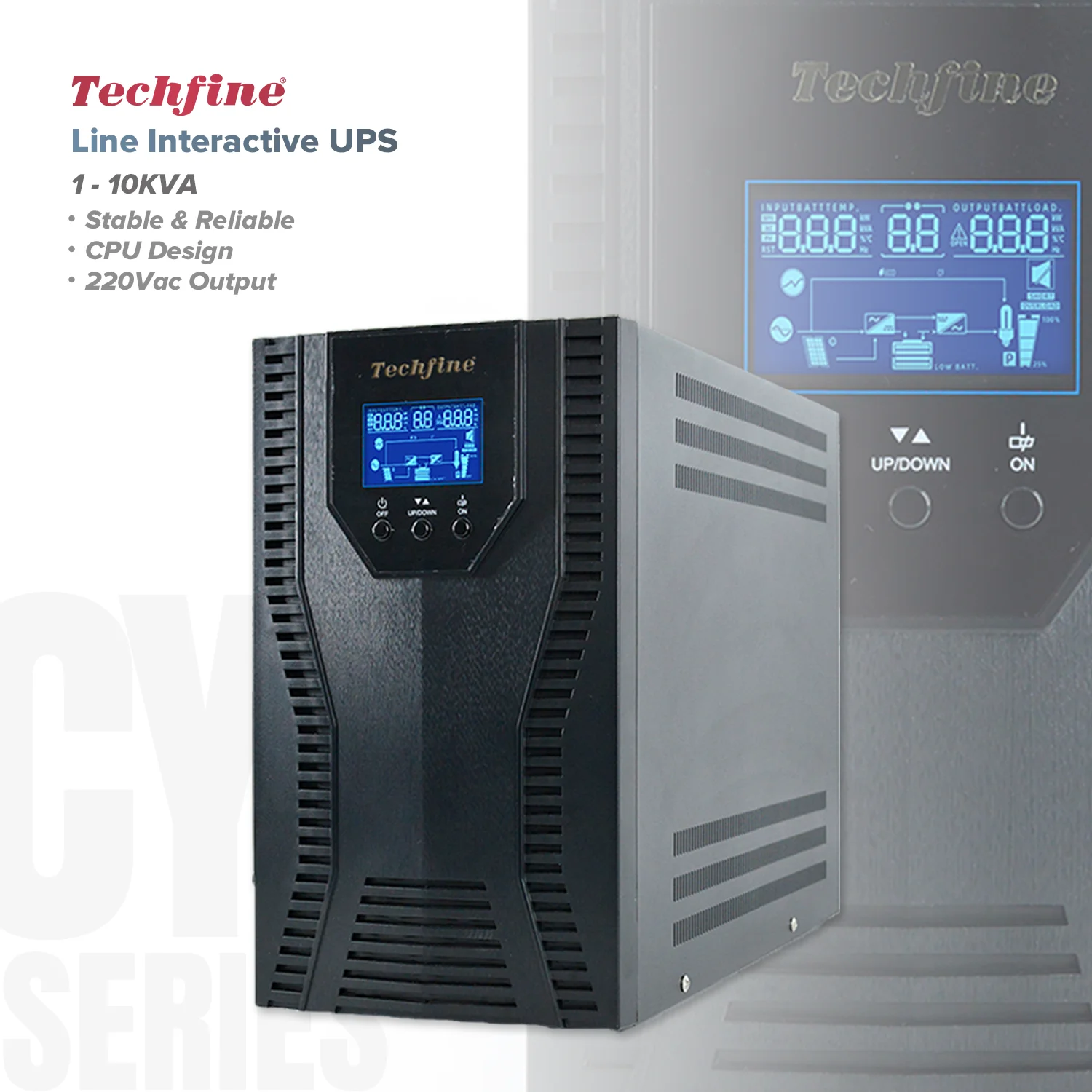 Line-interactive UPS 10kVA 8000w MEDICAL/Office/Workshop Backup Universal Socket custom backup UPS 10000va