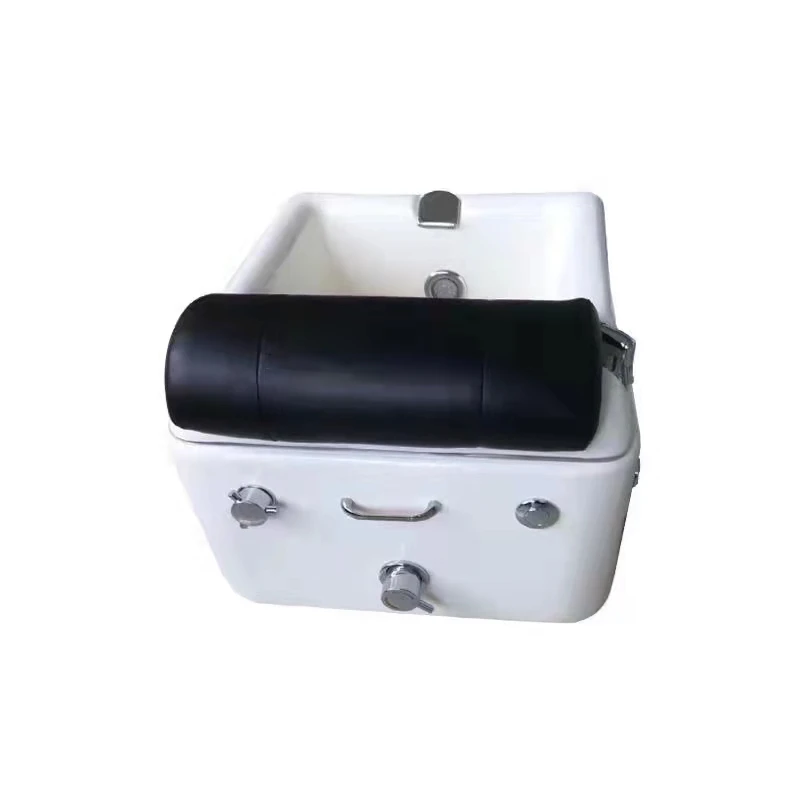 Hot selling can surfing automatically  fiberglass pedicure basin foot massage bowl with 7 colorful lamps