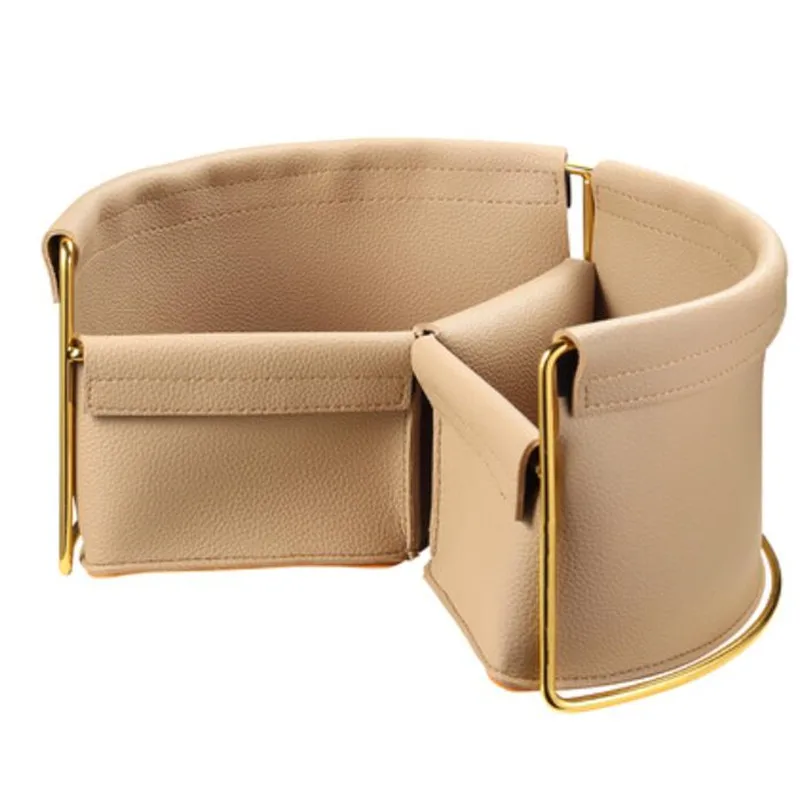 Hot selling Creative Storage Boxes High Quality Pu Leather Rotating Storage Desk Organizer