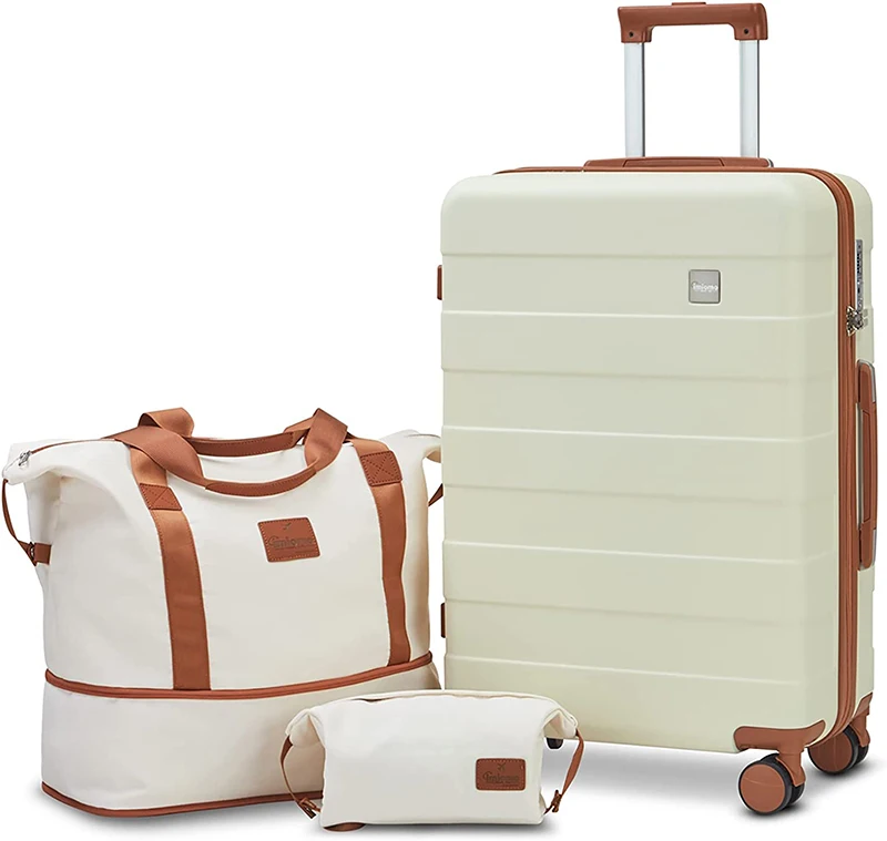 20/24/28 Inch Luxury Large Capacity Luggage Sets Pure Color Travel Bags Trolley Luggage Sets