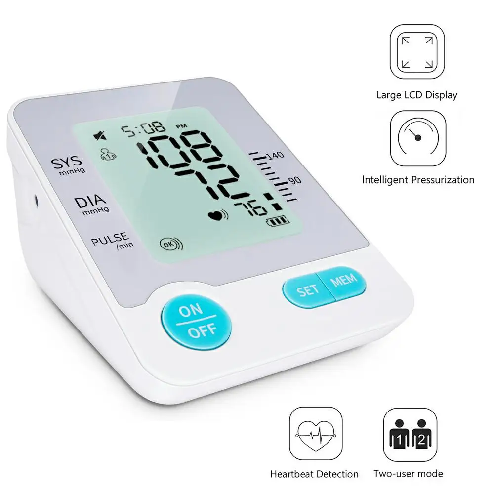
Fully automatic measure BP monitor digital blood pressure monitor with large cuff blood meter machine 