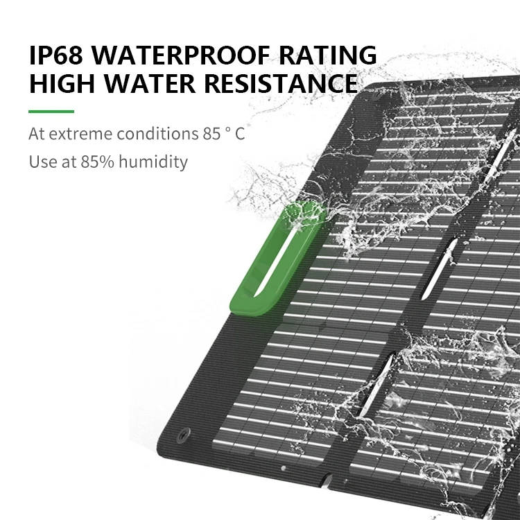 100W Monocrystal    Waterproofness  Water Resistance Solar  Folding  Bag solar Folding Bag Monocrystal