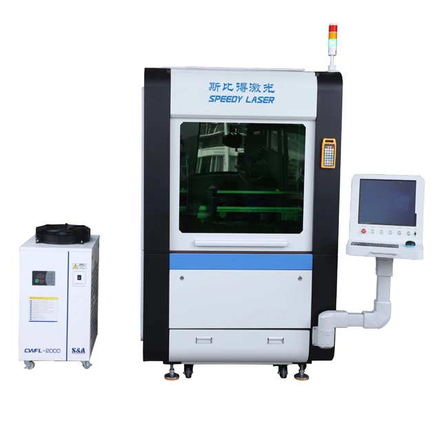 Speedy Laser Small size 600*600mm 1000W 1500W 2000W Cutting Fiber Laser Cutting Machine stainless steel brass silver cutting