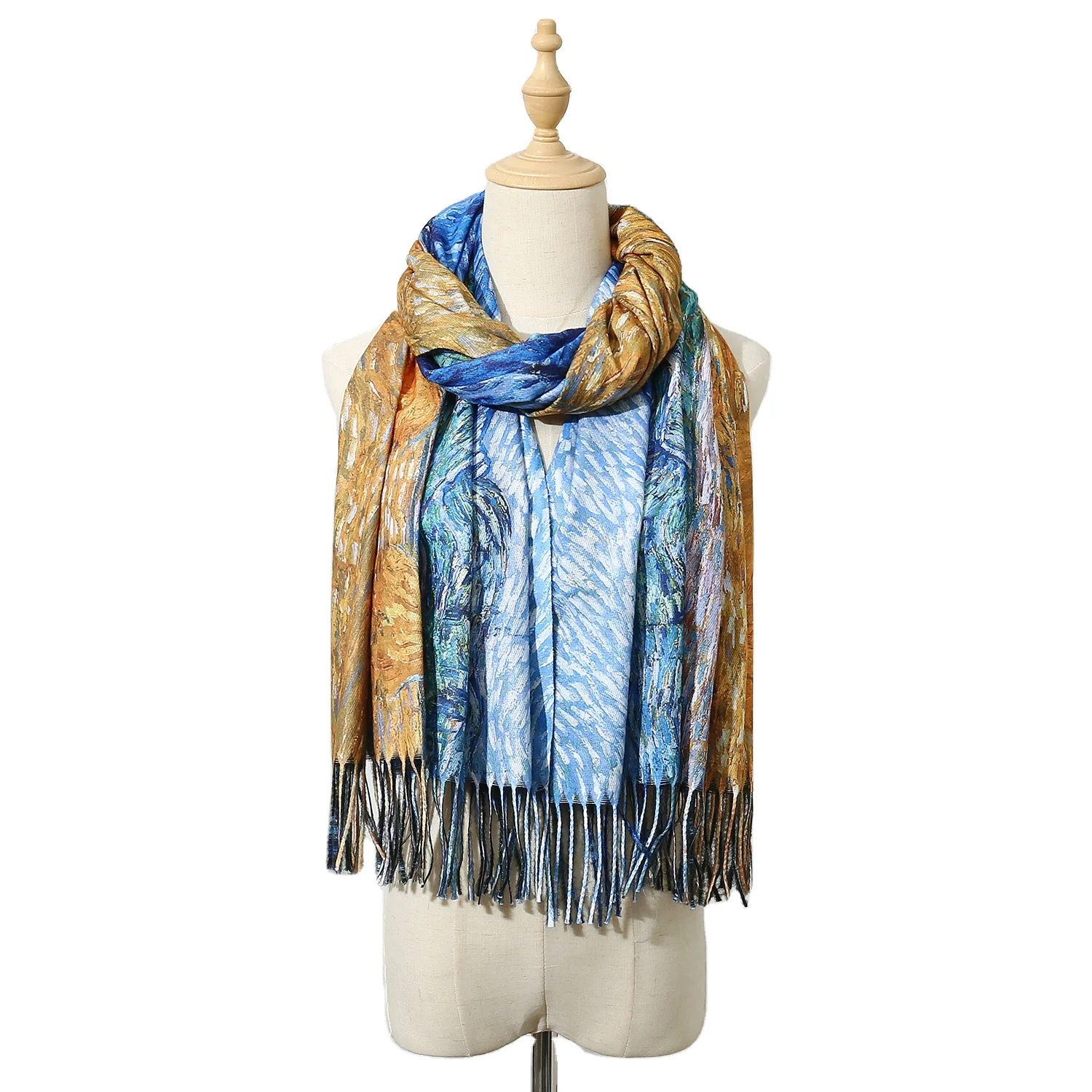 Женский шарф с принтом