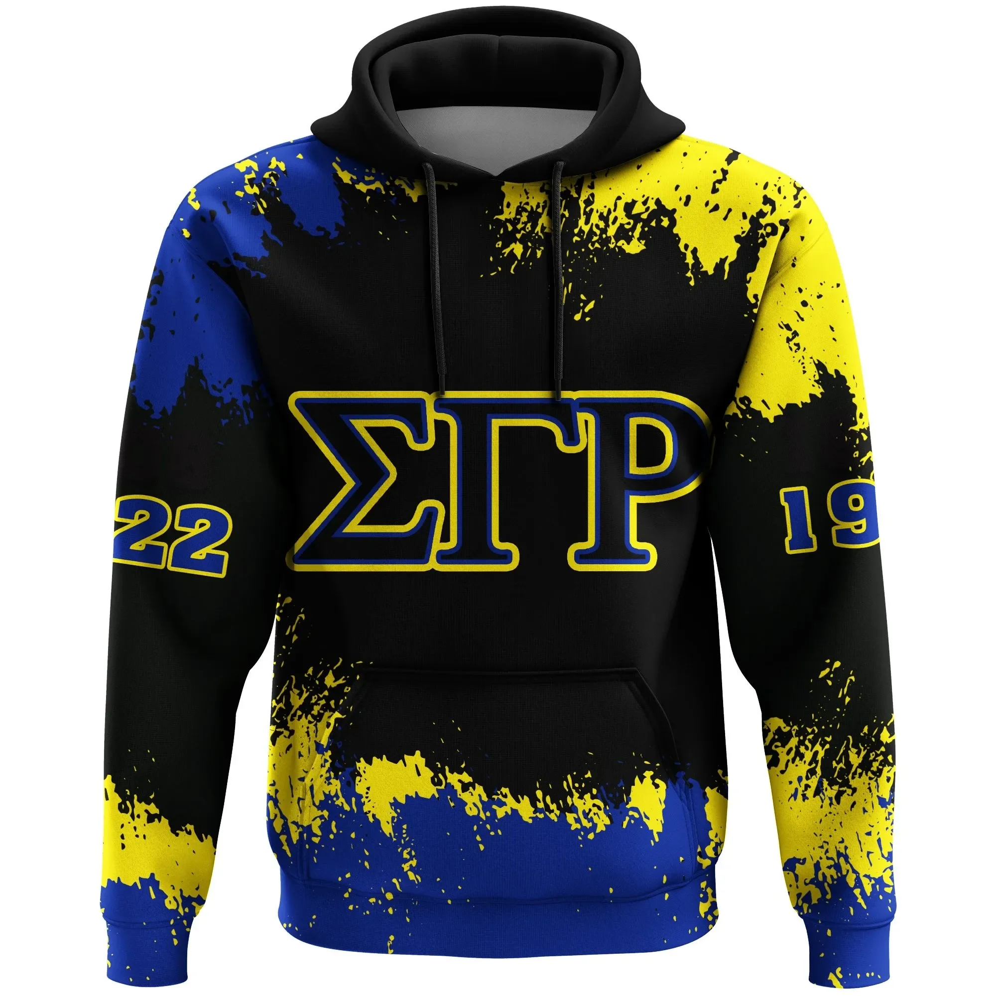 Floral Sigma Gamma Rho Hoodie Men Custom POD Autumn Long Sleeve Hoodies Pullover Sweatshirts Women Drop Shipping Sport Tops 2024