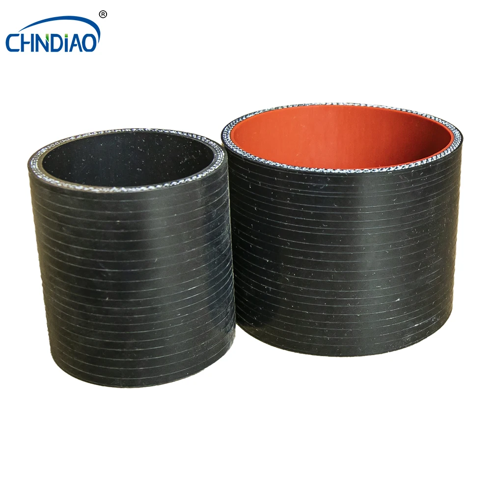 Custom car motorcycle intercooler radiator 60mm 76mm silicone rubber hose for truck