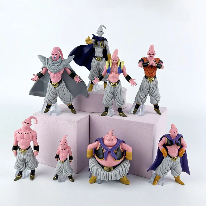 7-11cm Dragon-Balls Z 8pcs/set BUU Action Figure Toys Collection PVC Model Vinyl Figurine Doll Opp Bag