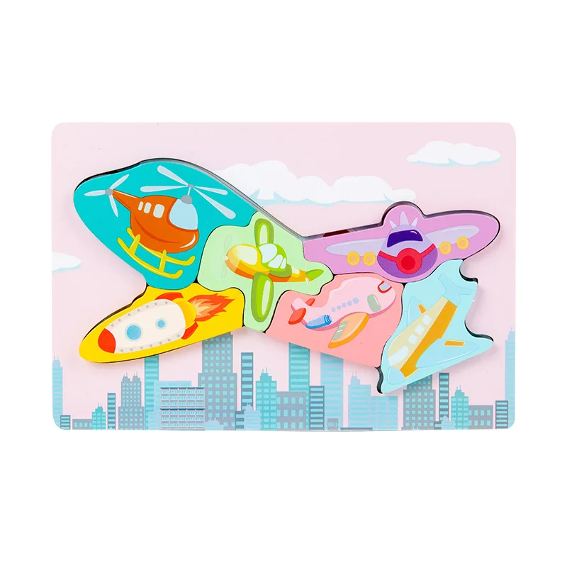 Wooden Puzzles for Toddlers 2-7 Years Old Preschool Educational and Learning Animal Jigsaw Puzzle Toy Gift for Boys and Girls