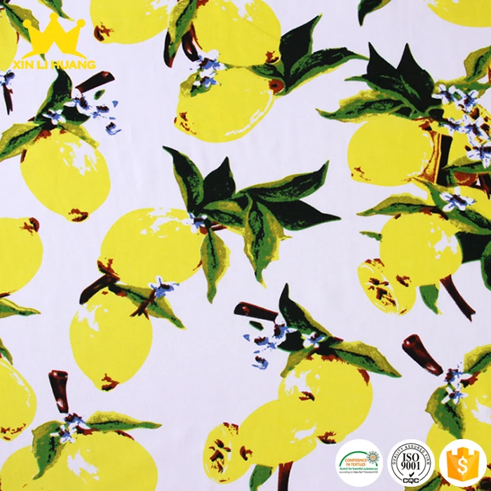 
Hot Sale 30S Customizable 100% Viscose Printed Spun Rayon Challis Dress Fabric 