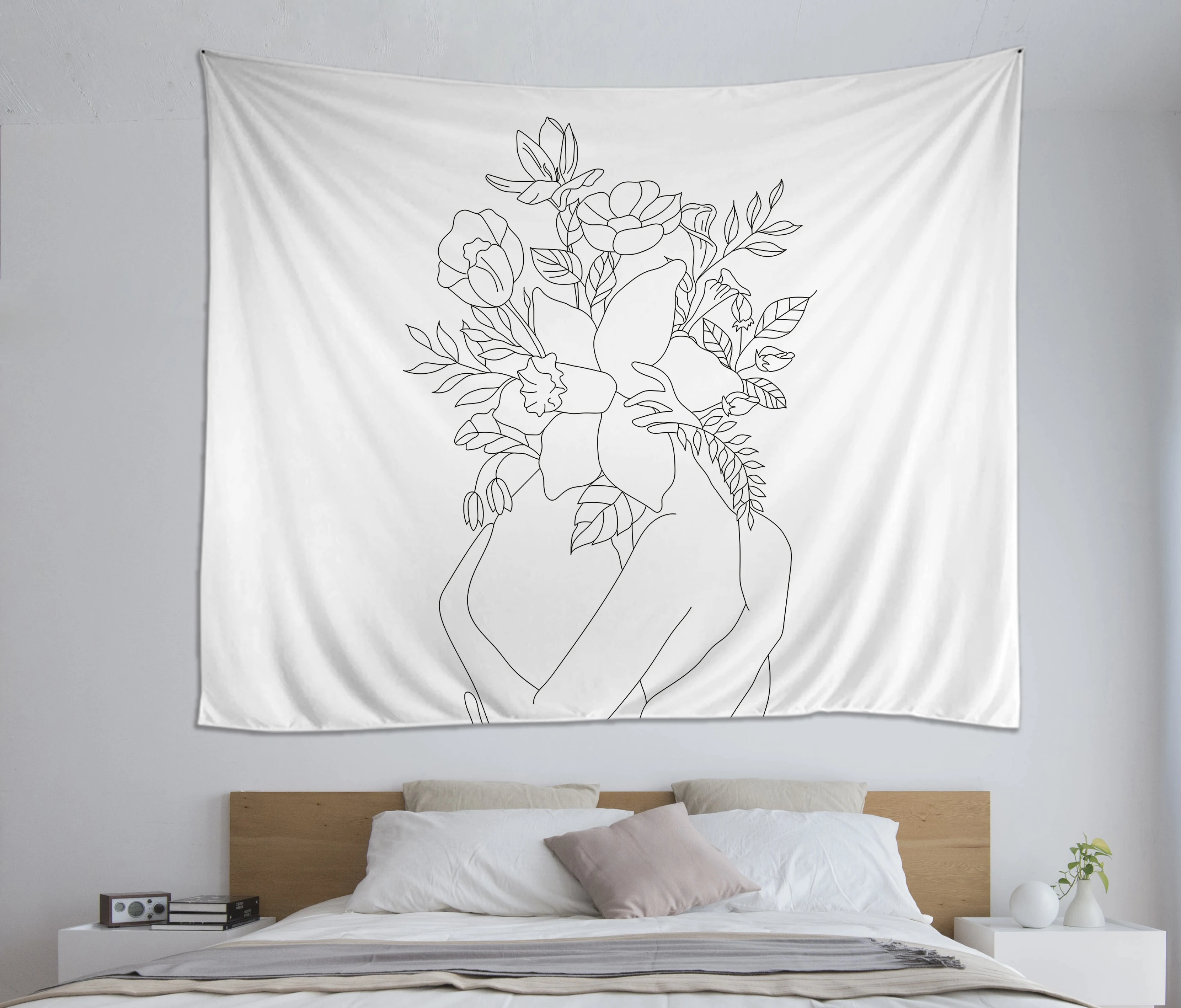 
Fantasy Figure Printed Tapestry Personalized Customized Tapestry Painting Home Decor Polyester Tapestry Wall Hanging 