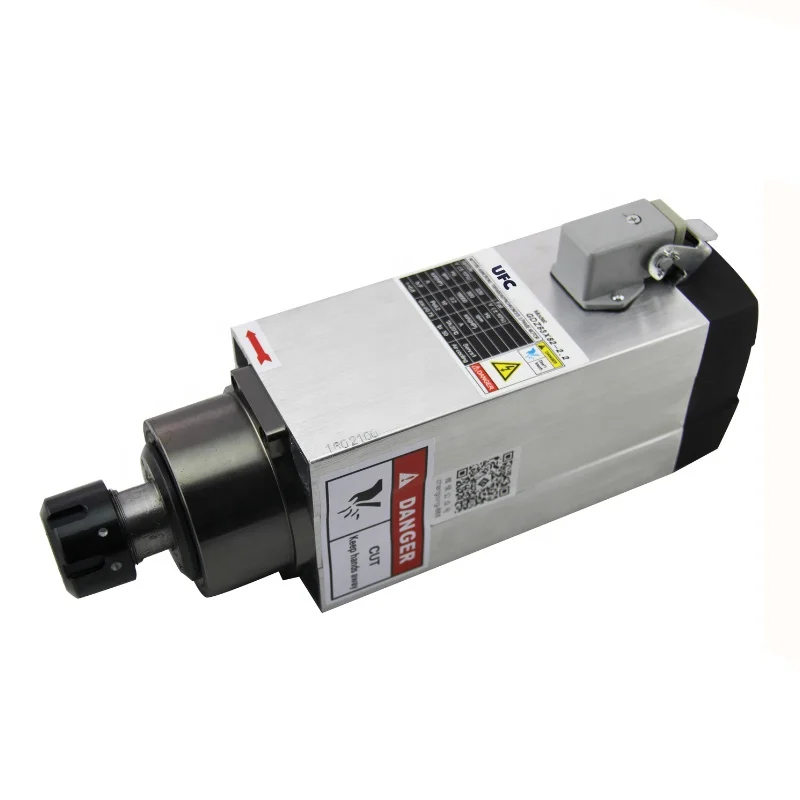 2.2kw Fan Cooling Spindle Air Cooled Spindle 18000rpm er25 for Wood Router