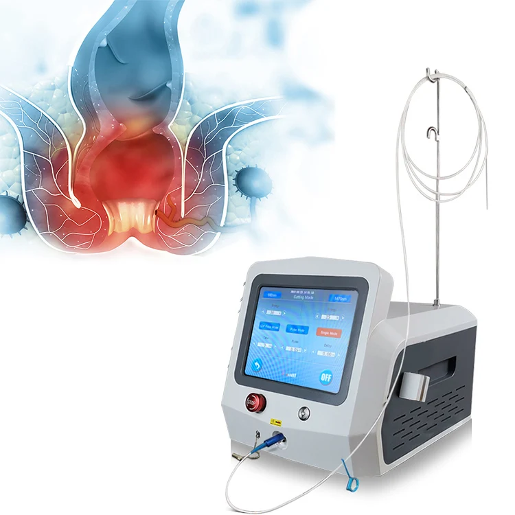 2023 New Products Latest Technology Diode Laser Dual 980nm 1470nm  External Hemorrhoids Removal Surgery Machine price/cost