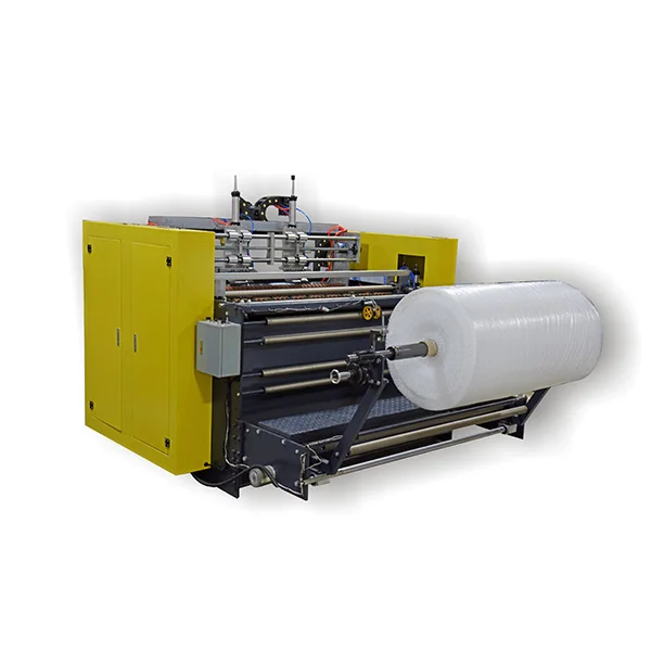 2022 new model user friendly labor saving coreless air bubble wrap film sheet roll and pe foam rewinder machine