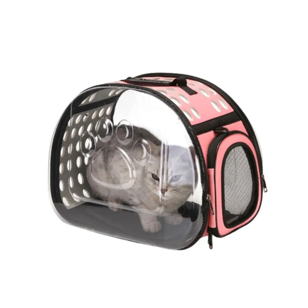 Wholesale Transparent Foldable Outdoor Pet Space Bag Portable Cat Out Carrying Bag