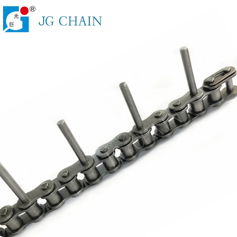 Стандартная промышленная 40Mn стальная роликовая конвейерная цепь с расширенным штифтом