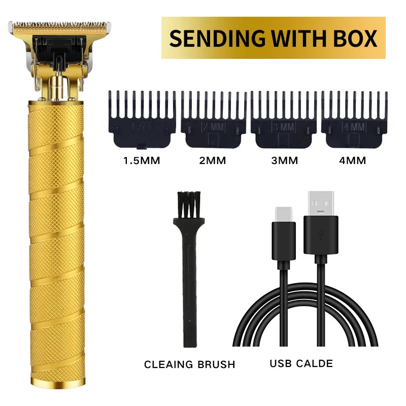 LCD Hair Clippers Professional, Hair Cutting Machine Beard Trimmers For Men Barbers Electric Shavers T9 Hair Cutter