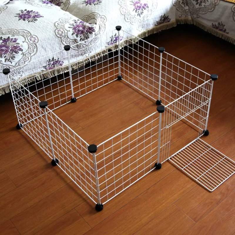 pet diy cage metal diy panel pet cage fence dogs rabbits cats iron