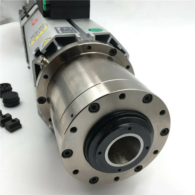 9.5KW Air-cooled ATC Spindle Motor BT30 220V 380V 24000rpm Long Nose Replace