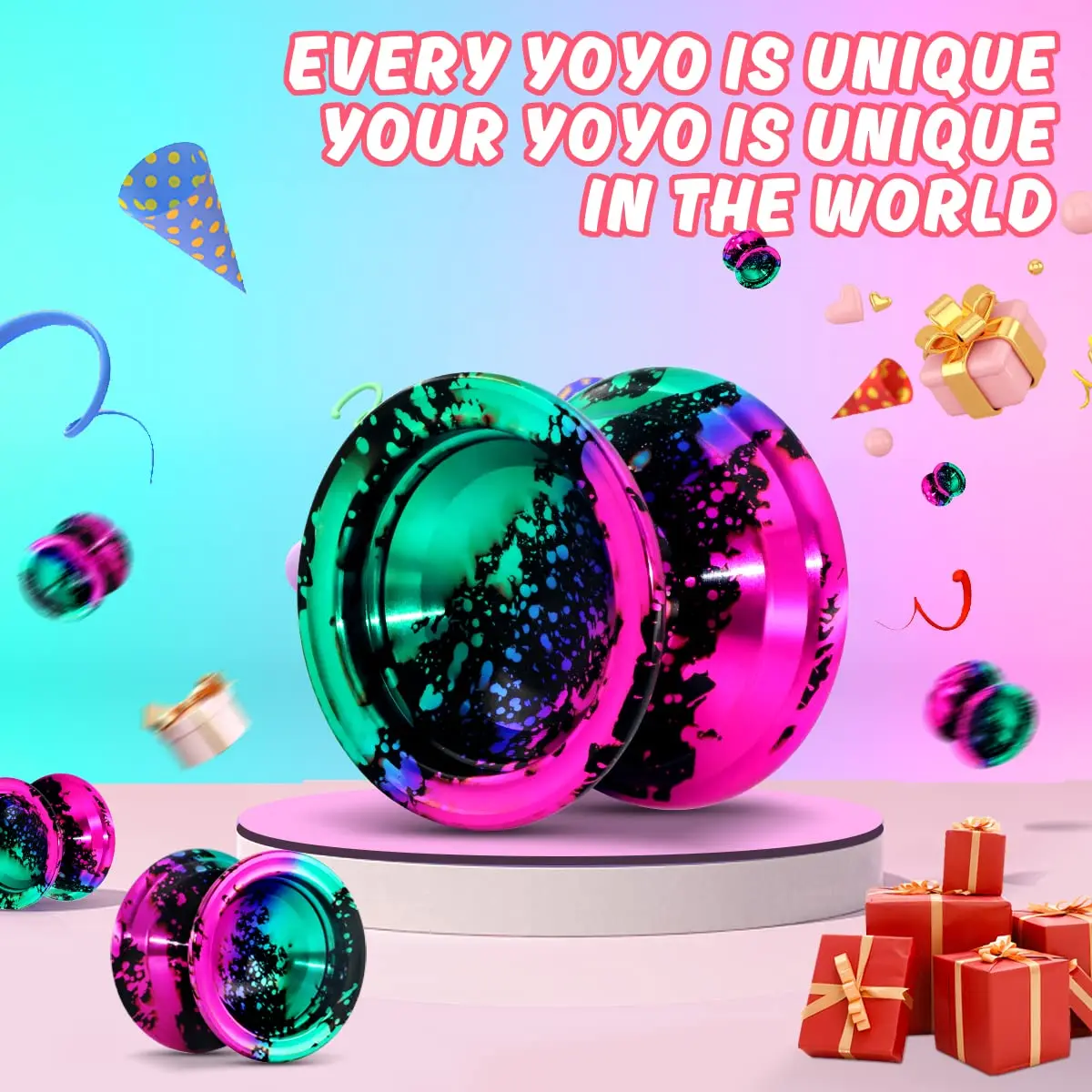 FETESNICE металла йо-йо unresponsible Magic Yoyo Игрушка Бабочка алюминий йо-йо профессионалов йо-йо мяч рождественский подарок