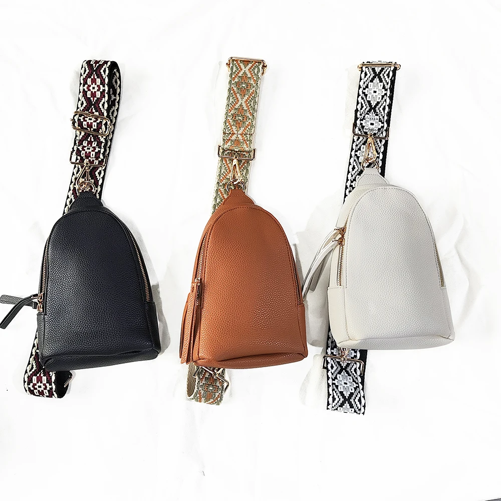 2024 New Arrival Fashion Sling bag Women bags Vegan Leather Crossbody  Handbag Design bag