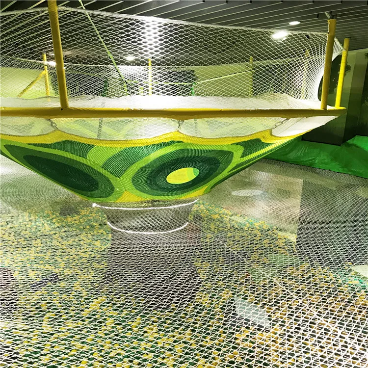 
Equipment Kids Exercise Crochet Rainbow Climbing Nets Indoor Playground Tree 