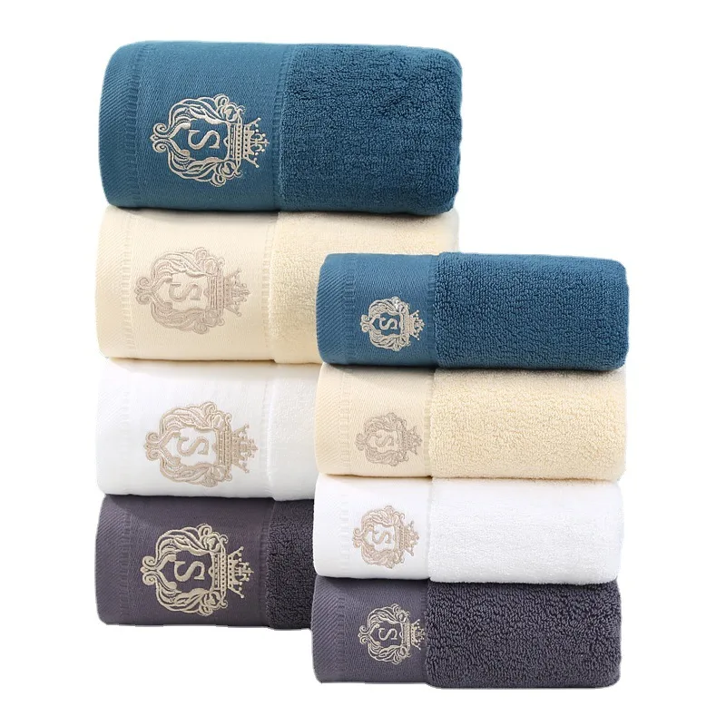 100% Egyptian Cotton Plain Dyed Colored Hand Towel Hotel Bath Towels