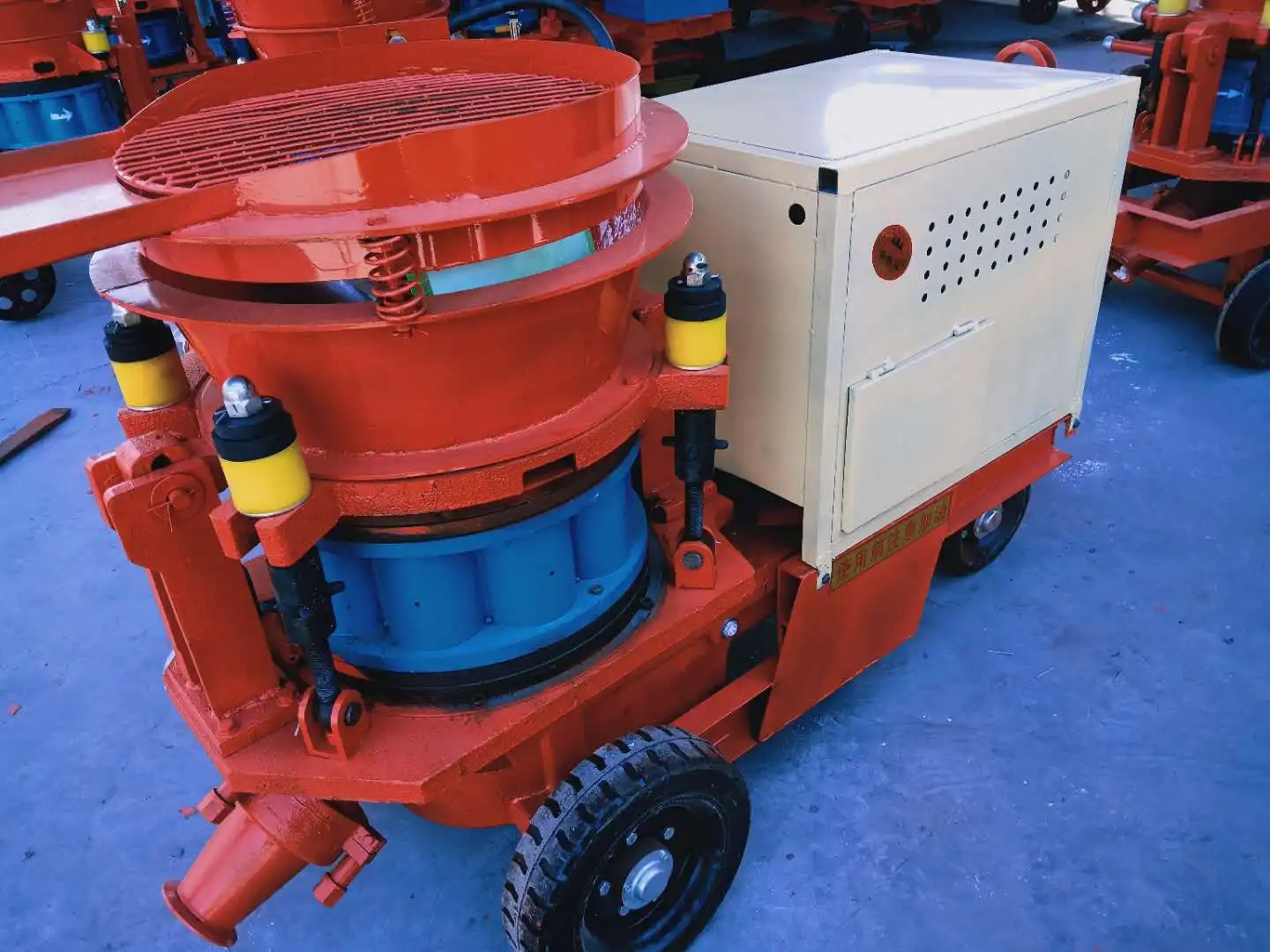 shotcrete machine for construction shotcrete with pump machine mini concrete pump trade guniting machine with compressor