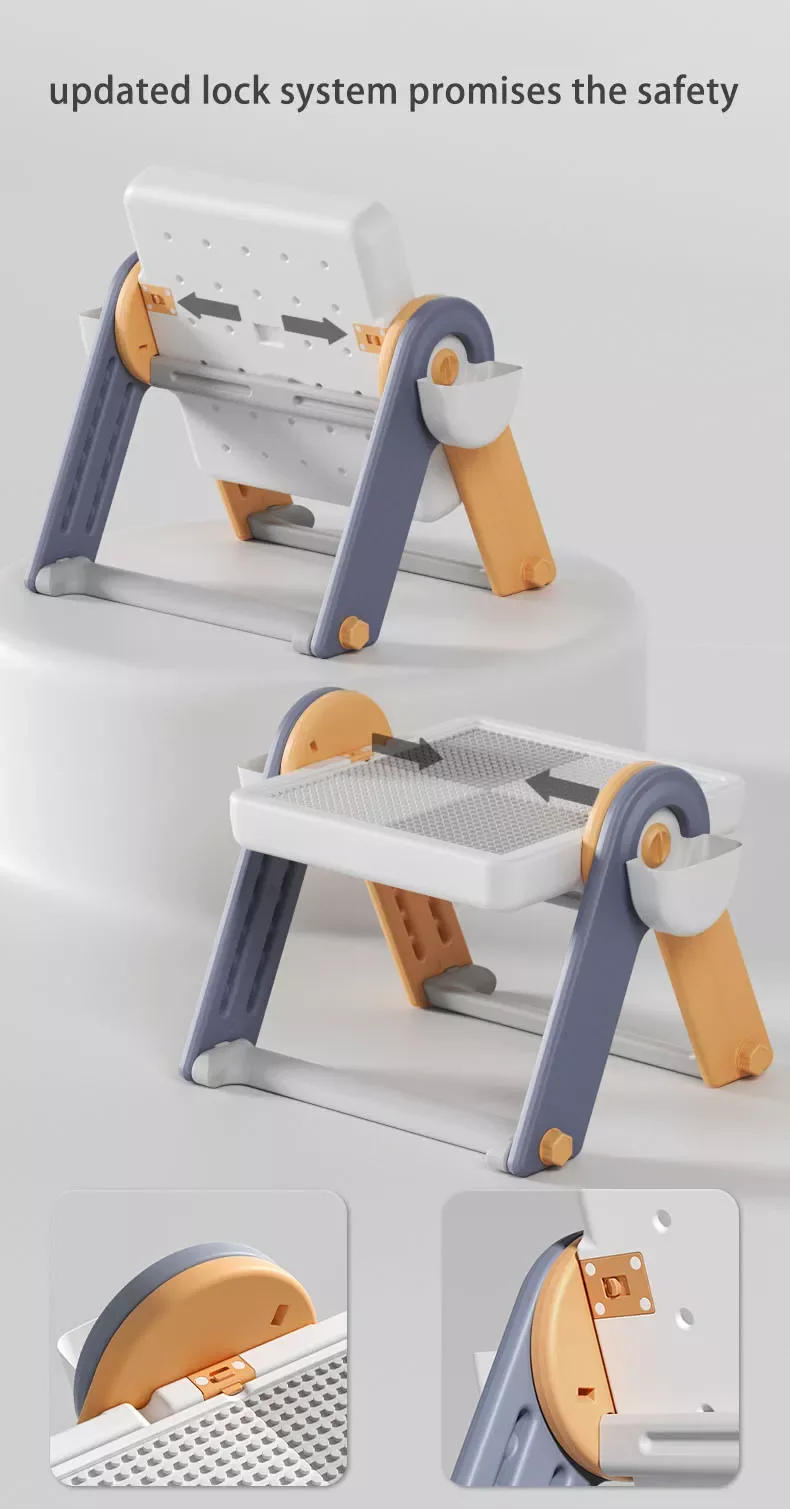 6 in 1 Multi Game Table for Kids Drafting, Drawing, Block Building, Learning, Sea & Sand Playing, Storage, Block Wall