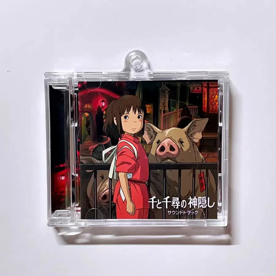 Smart mini album NFC Acrylic keychain Record Pendant Custom DIY cd box CD box Kpop Charm mini music CD keychain