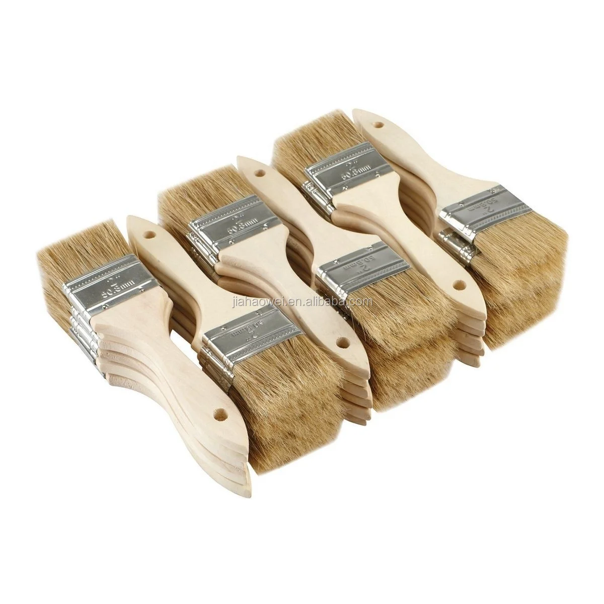 
Pure bristle wooden handle paint brush for painting 