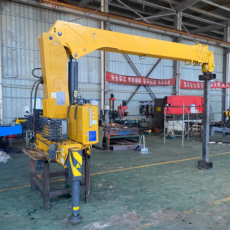3 Ton Tricycle Crane Used Lifting Trees Mounted Crane With Ce