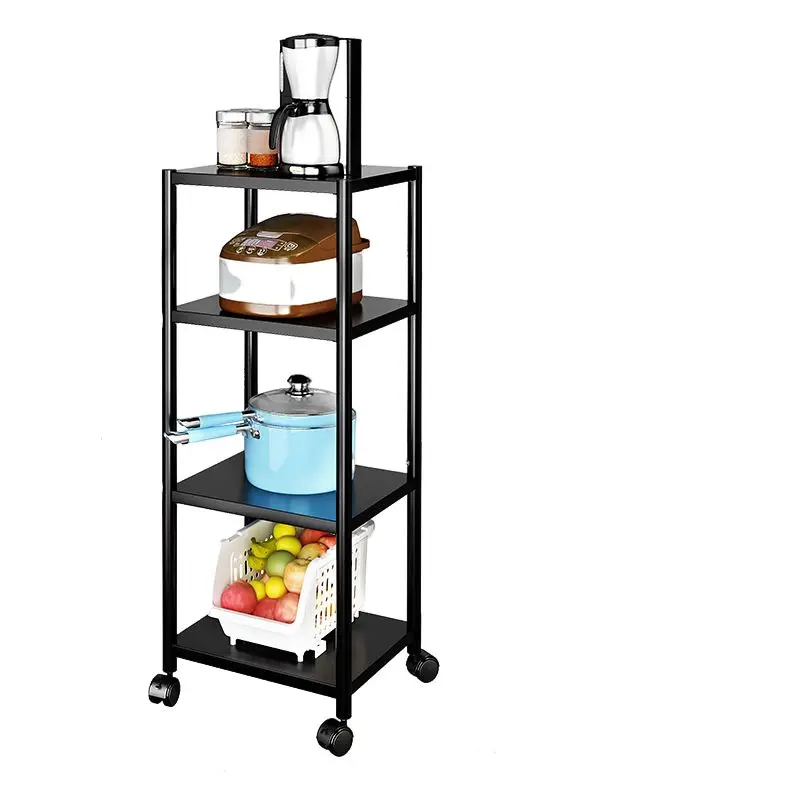 Kitchen Storage Rack Vegetable Basket Fruit And Vegetable Rack Floor Type Multi-layer storage trolley kitchen cart