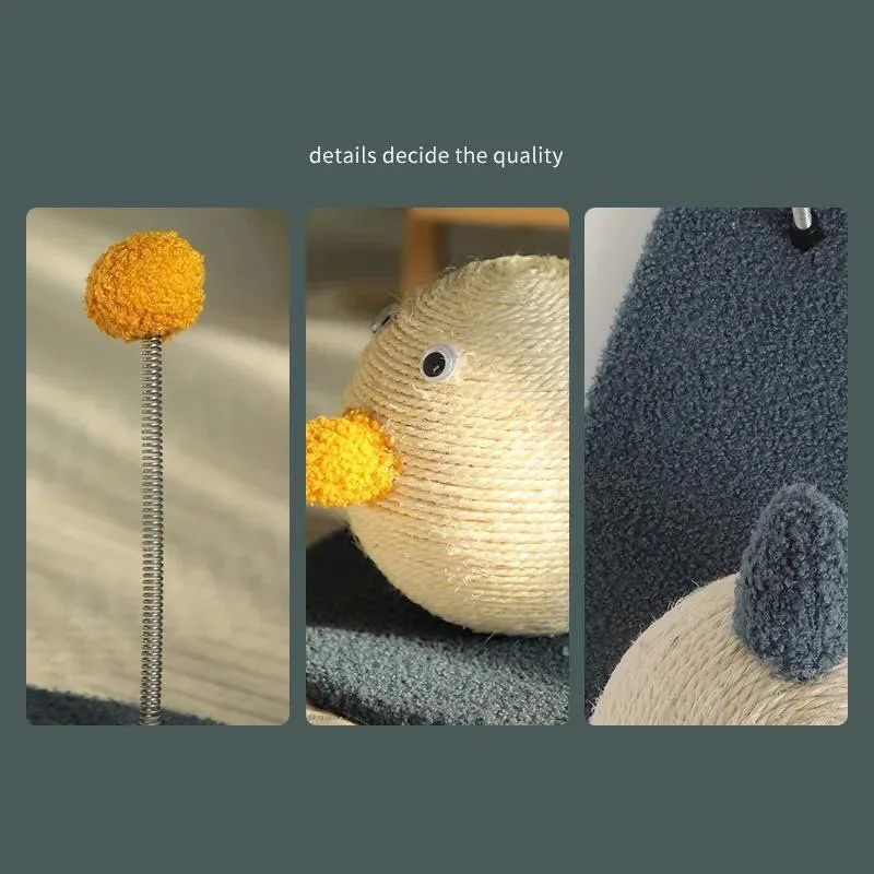 Handmade Sisal Cat Scratch Board Cat Crawl Rack Scratch Pillar Claw Plate Wear Resistant Cat Claw Ball Toy